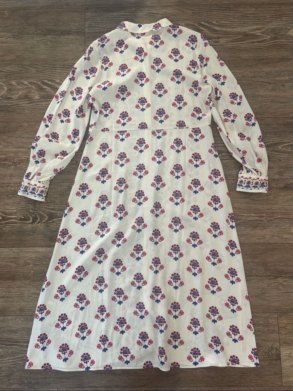 Sézane Fernande Dress with Belt in Milo Print Women's Size 8 / 40 EUC - Picture 15 of 15